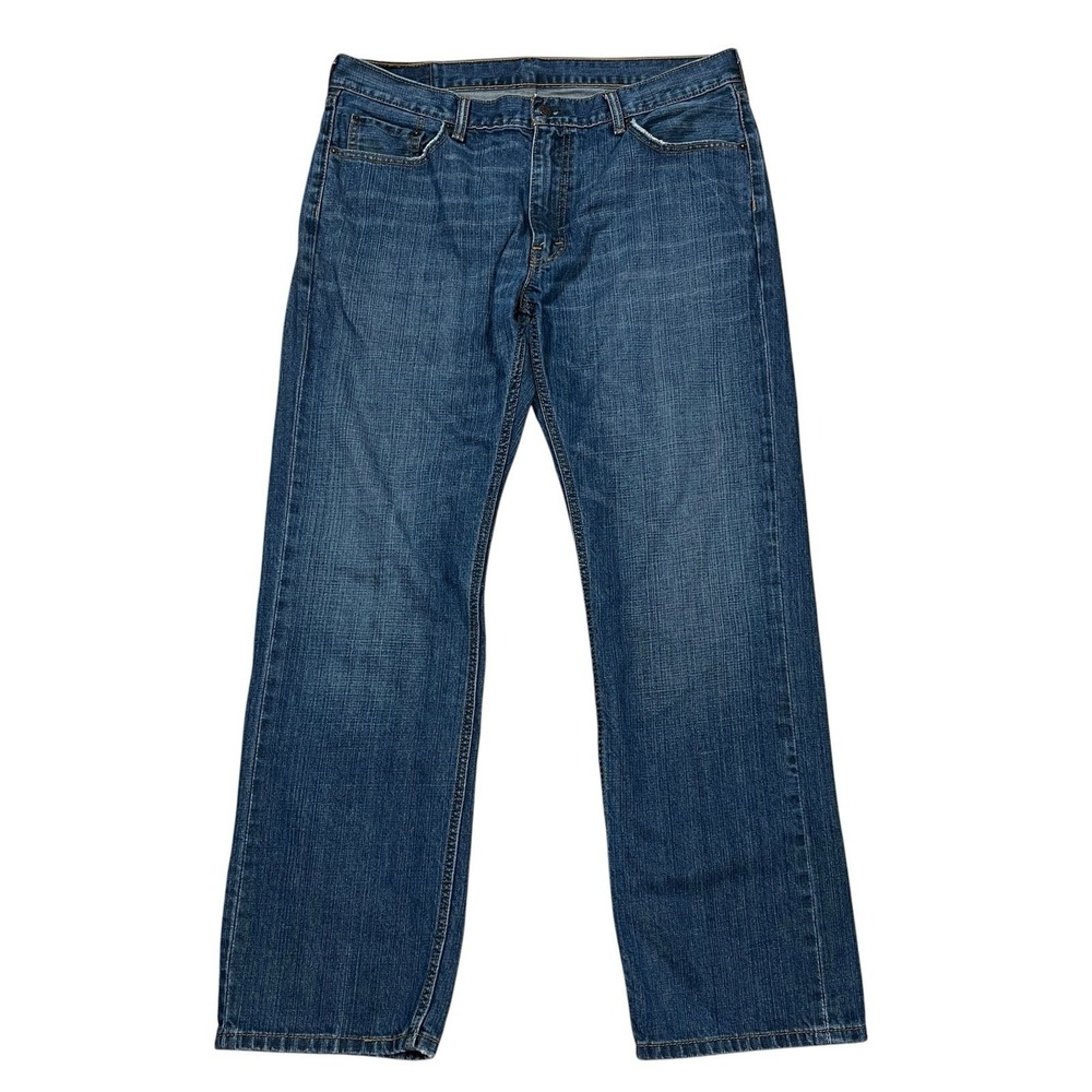 Levis 559 Relaxed Straight Jeans Mens 36x32 Medium Wash Blue Cotton Denim